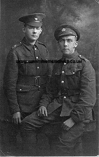 Percy on left with his Brother Harold
